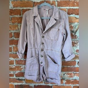 Free People Long Sleeve Romper